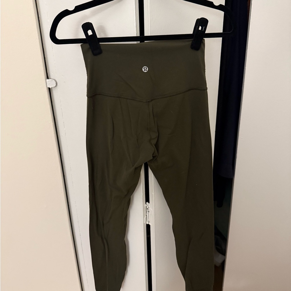 Lululemon Athletica Olive Green Leggings